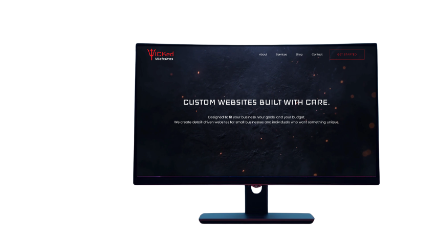 Custom website computer
